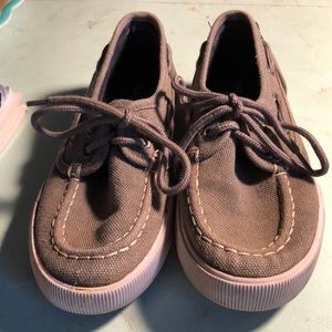 Nautica shoes boy size 13 gray and white
